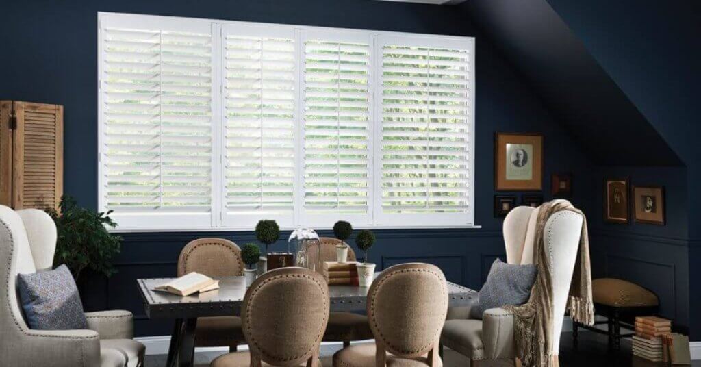 White Interior Shutters are one of the most popular shutter colors for homes.
